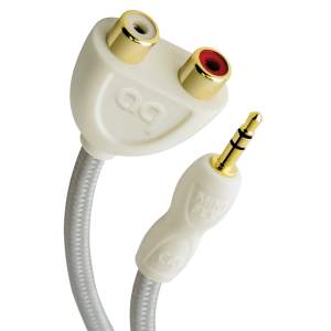 AudioQuest FLX-Mini/RCA Adaptor (3.5mm to 2 Female RCA)