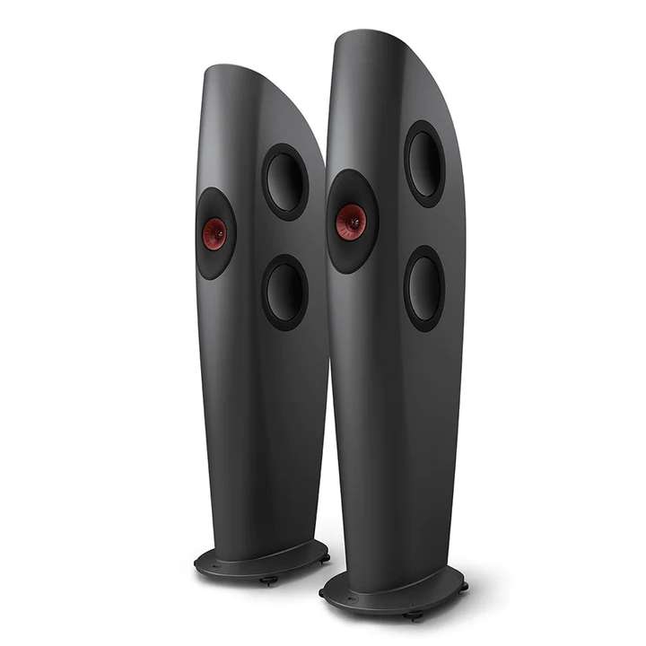 KEF Blade Two Meta (Ζεύγος) | Ηχεία Δαπέδου  Charcoal Grey / Red