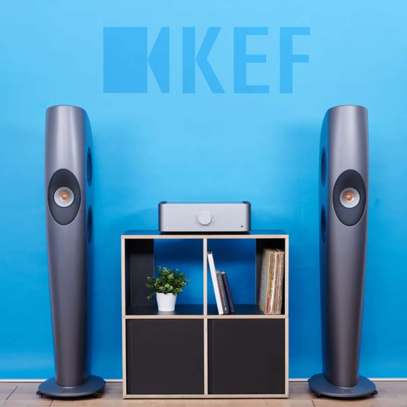KEF Blade Two Meta (Ζεύγος) | Ηχεία Δαπέδου Charcoal Grey / Bronze
