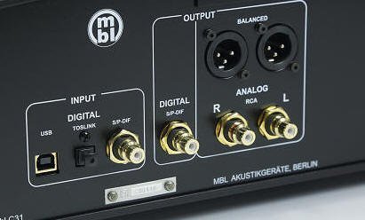 CD-DAC MBL C31 White Chrome heaven audio
