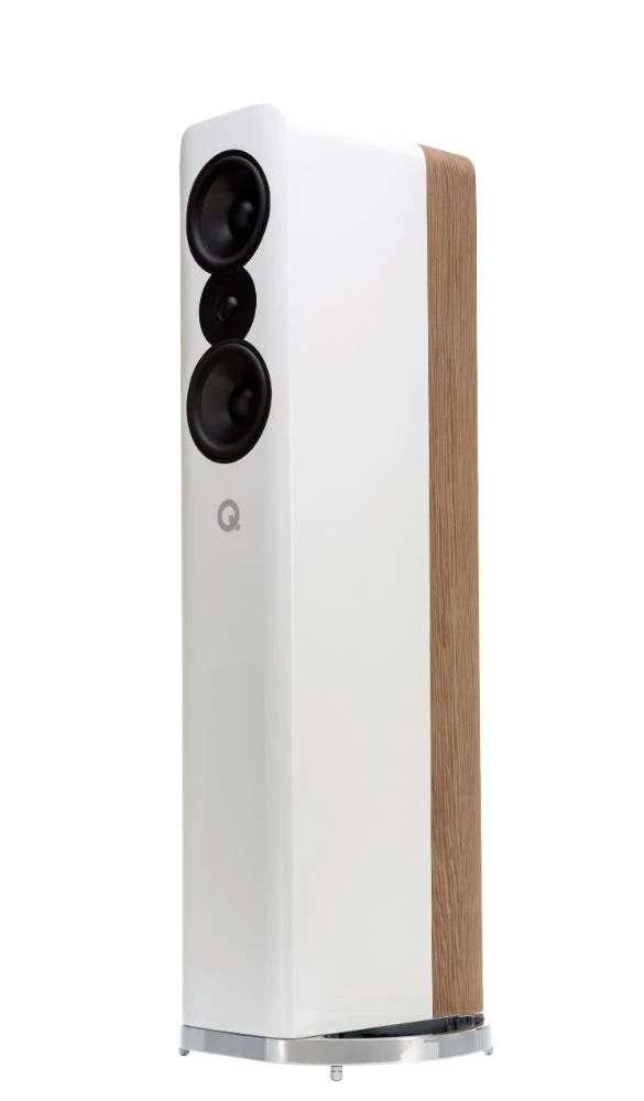 Q Acoustics Concept 500 GLOSS WHITE & LIGHT OAK