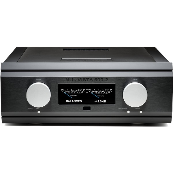 Musical Fidelity - Nu Vista 600.2 Black - μπροστινή όψη