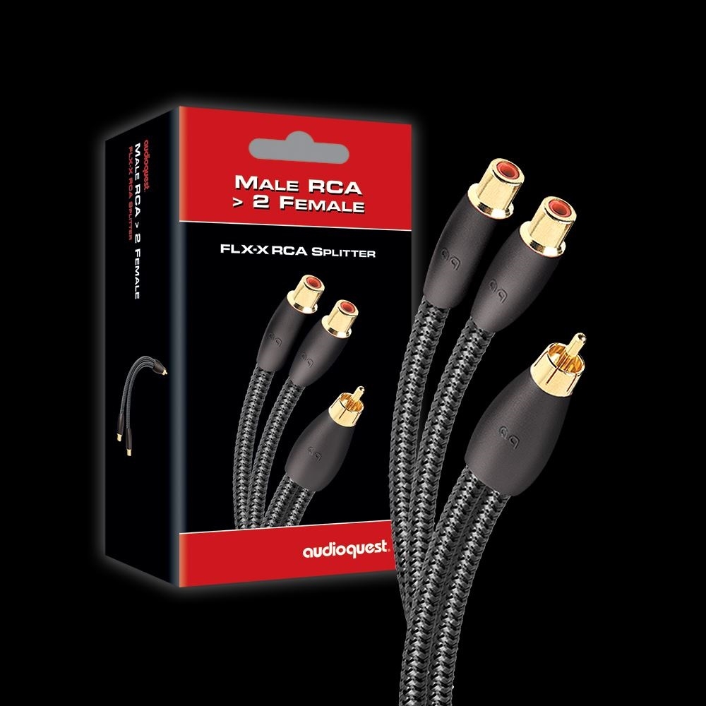 AudioQuest FLX-X RCA Splitters (Female to 2 Male) heaven audio