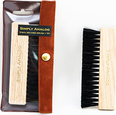 Simply Analog Anti-Static Wooden Brush Brown