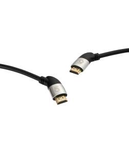 Oehlbach Angle (90°) Cable HDMI male - HDMI male 1.4m Μαύρο