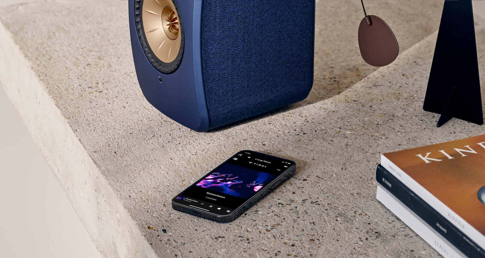 Kef LSX II Αυτοενισχυόμενα Ηχεία 2 Δρόμων με Bluetooth 70W (Ζεύγος) Cobalt Blue