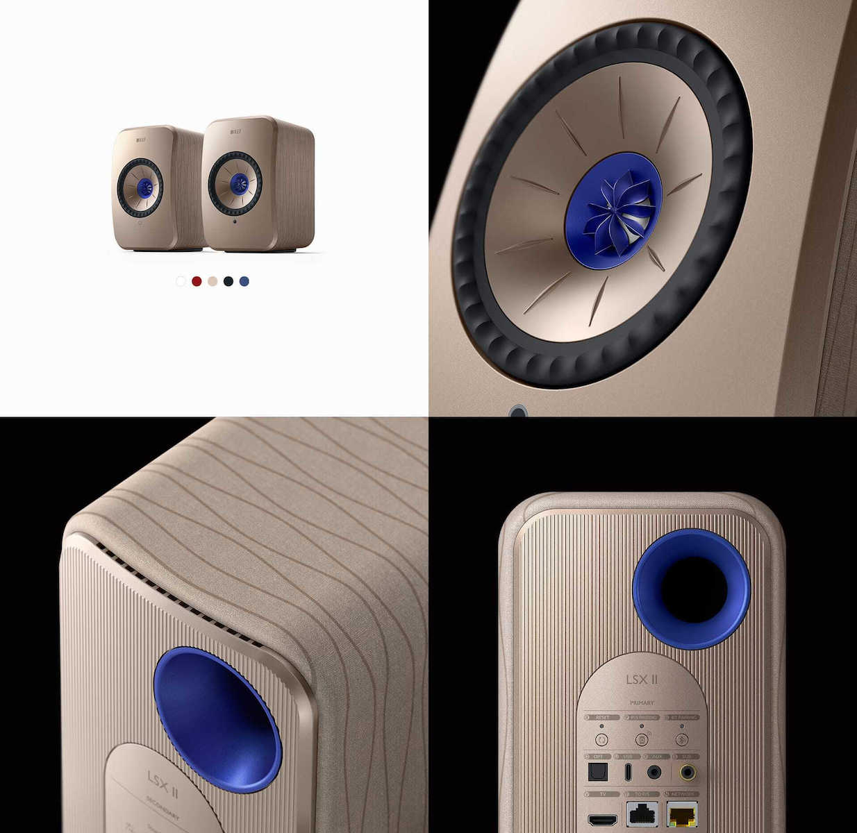 Kef LSX II Αυτοενισχυόμενα Ηχεία 2 Δρόμων με Bluetooth 70W (Ζεύγος) Soundwave by Terence Conran Edition