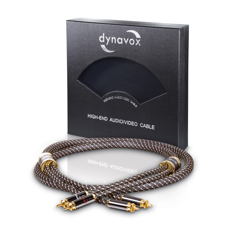 Dynavox black line 1m rca