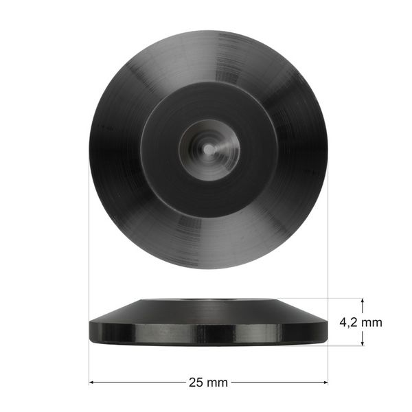 Dynavox Spike Pads Black (σετ 4 τεμάχια)