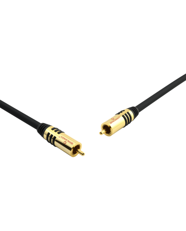 Oehlbach NF Sub Καλώδιο για Subwoofer RCA - RCA 2m Μαύρο (Τεμάχιο)
