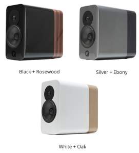 Q Acoustics Concept 300, Bookshelf Speakers (Silver/Ebony)