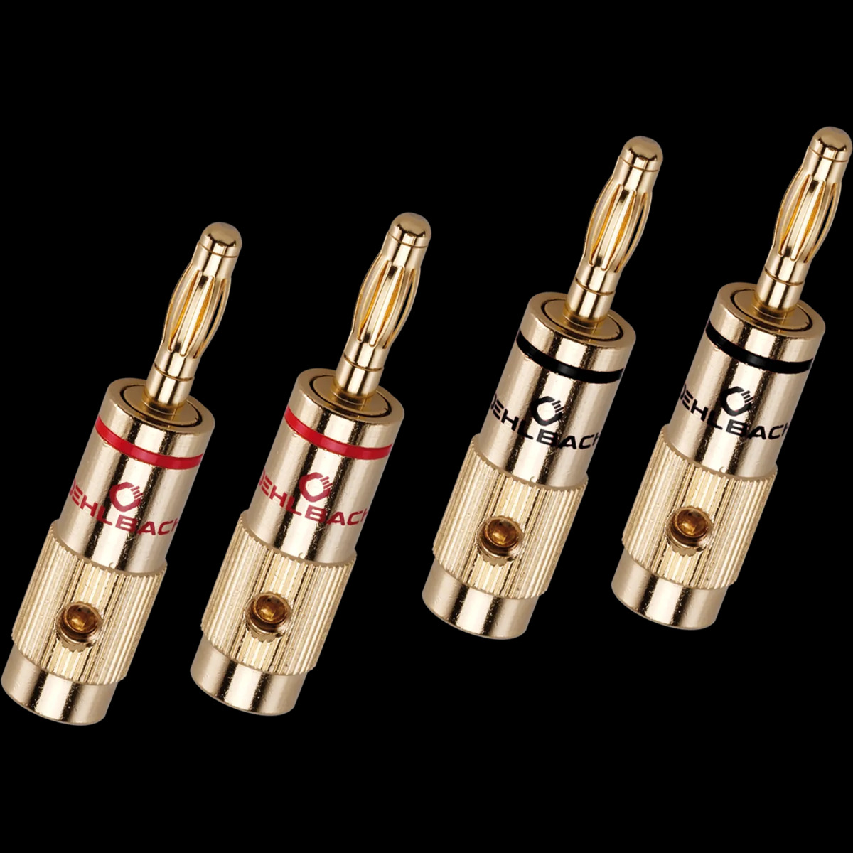 Oehlbach Banana Plugs B1 έως 10 mm² χρυσό (4 τεμάχια)