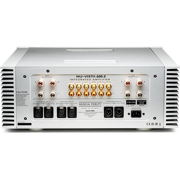 Musical Fidelity - Nu Vista 600.2 Black - μπροστινή όψη