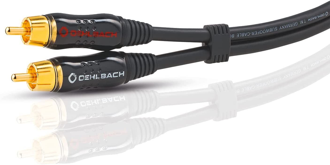 Oehlbach BOOM Sub Καλώδιο Subwoofer Y RCA - 2 x RCA 5m