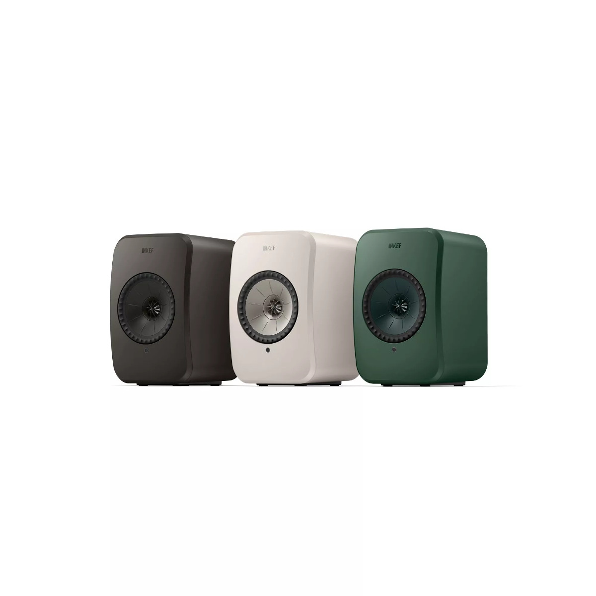  KEF LSX II LT Wireless HiFi System, Bookself Speakers Sage Green