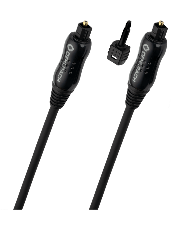 Oehlbach Opto Star Black Καλώδιο Ήχου Οπτικής Ίνας με Αντάπτορα TOSLINK 2m Μαύρο (Τεμάχιο)