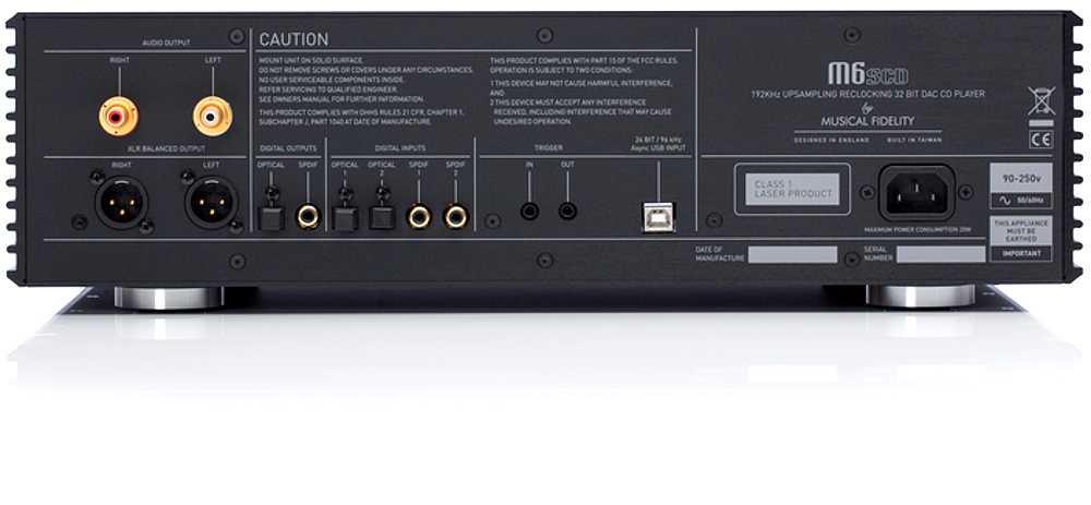musical fidelity M6SCD black