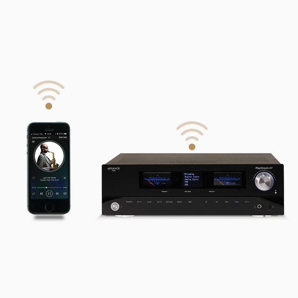 Ο PlayStream A7 προσφέρει 115W/8Ω σε Class AB, δικτυακό streaming μέσω Ethernet/Wi-Fi, HDMI ARC, DAB+, phono, DAC PCM1796 και κλασικά VU Meters. Το απόλυτο κέντρο του ηχοσυστήματός σας. | Heavenaudio.gr