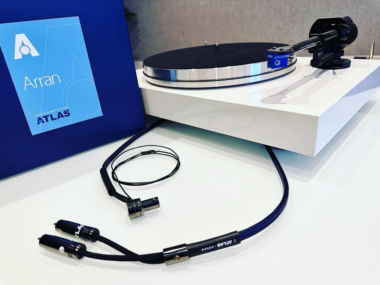 Atlas Arran Assist Tonearm Ultra L RCA Cable 0.50M