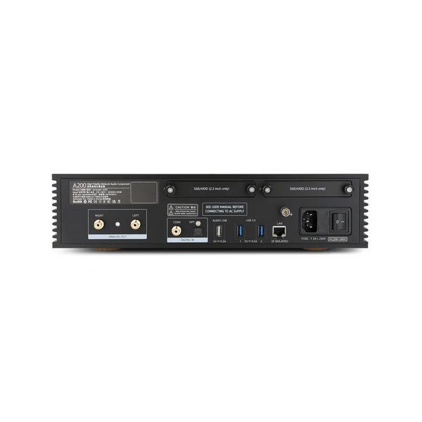 Το A200 music streamer και network server προσφέρει ασύγκριτη απόδοση και αντικαθιστά το A100 ως το πιο compact και οικονομικό αναλογικό Network Player της Aurender.