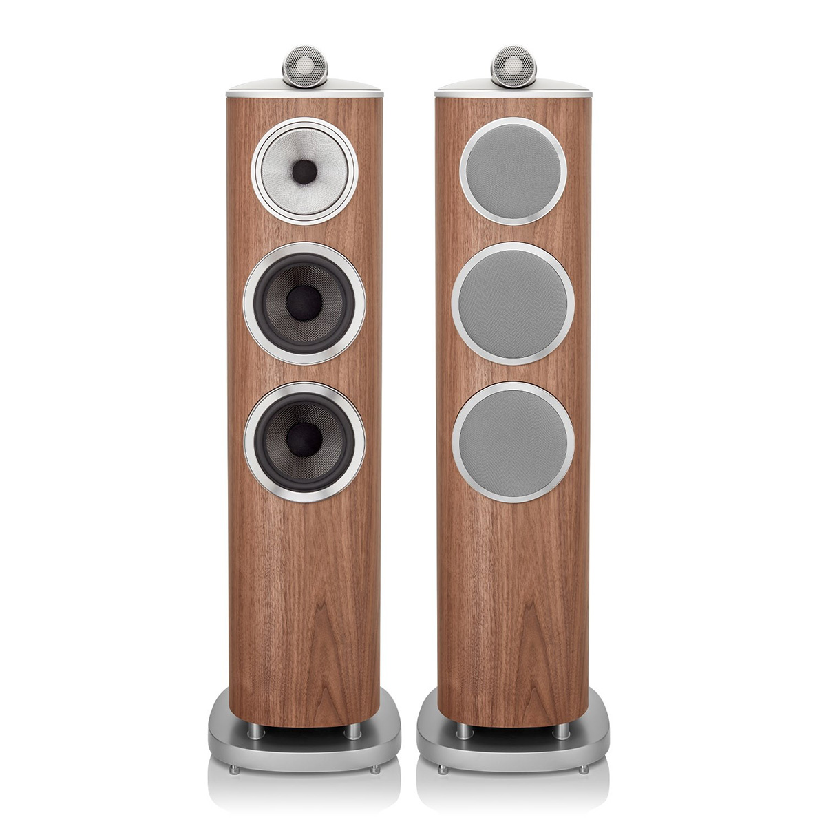 B&W 804 D4  SATIN WALNUT