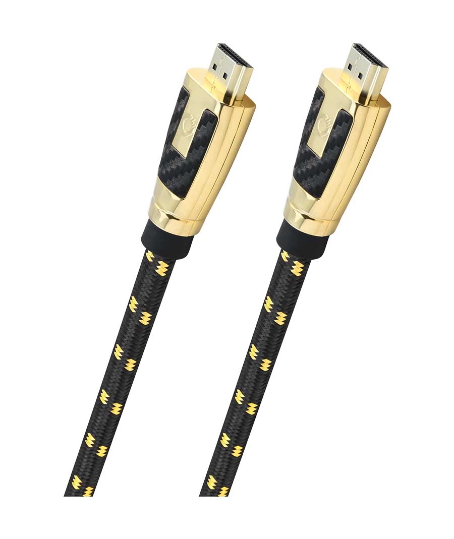 Oehlbach CARB CONNECT ULTRA Καλωδιο HDMI® High End 8K 0,75m Black/Gold (Τεμαχιο)