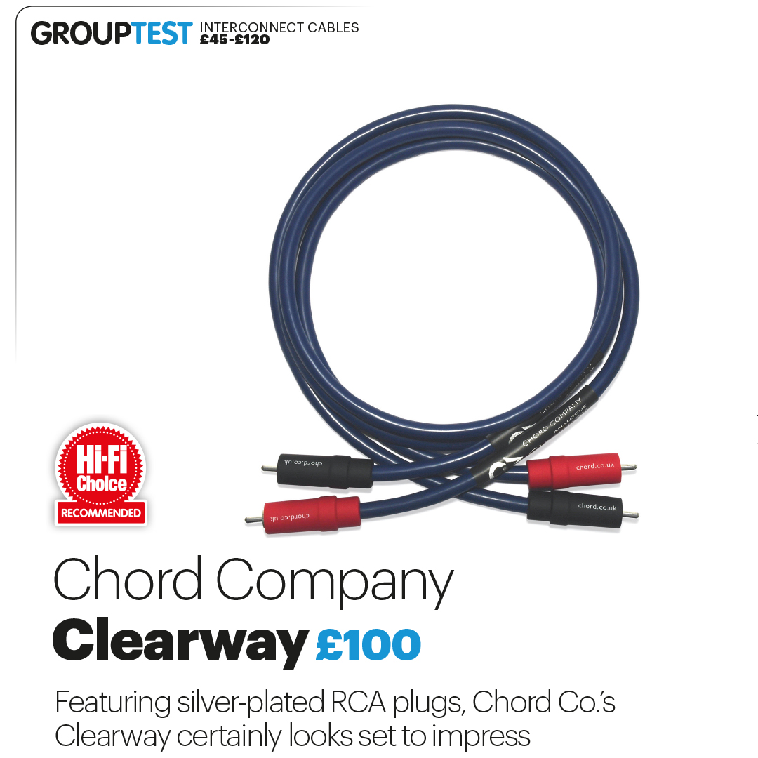 Chord Company ClearwayX Analogue RCA set 1m
