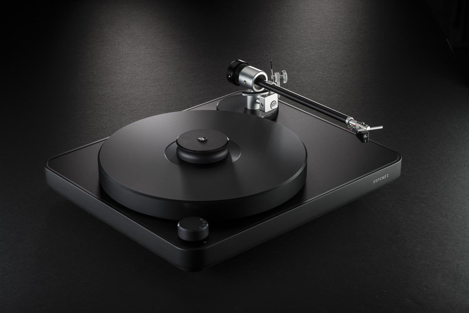 Clearaudio Concept  black + satisfy alu black    