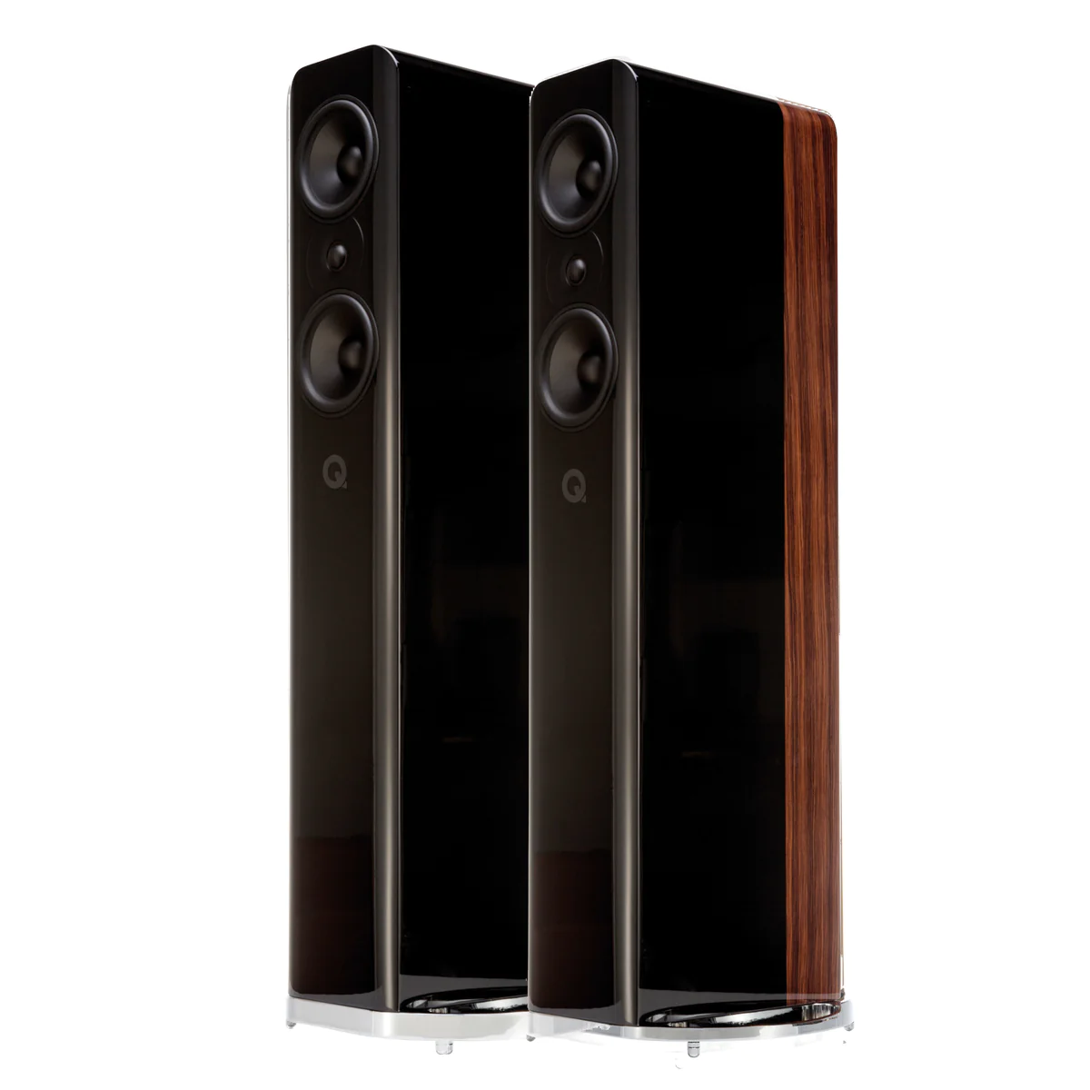 Q Acoustics Concept 500 GLOSS BLACK & ROSEWOOD