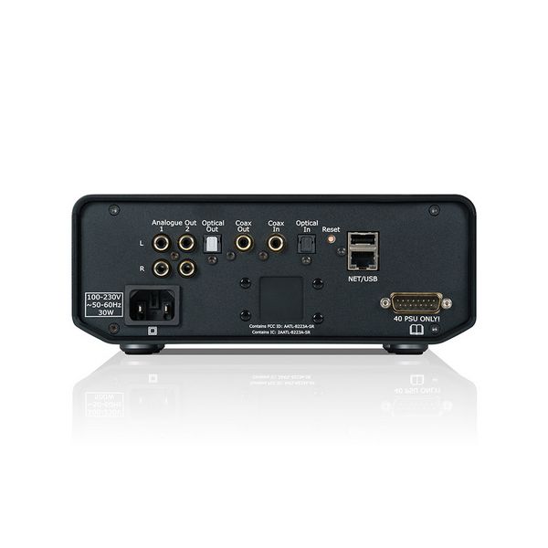 Αν η μουσική σας είναι ψηφιακή, τότε το Cyrus 40 ST είναι το απόλυτο streamer για εσάς. Το κορυφαίο network streamer της Cyrus ενσωματώνει την πανίσχυρη και δημοφιλή πλατφόρμα BluOS για high-resolution streaming, προσφέροντας κορυφαία απόδοση έως 24-bit/1