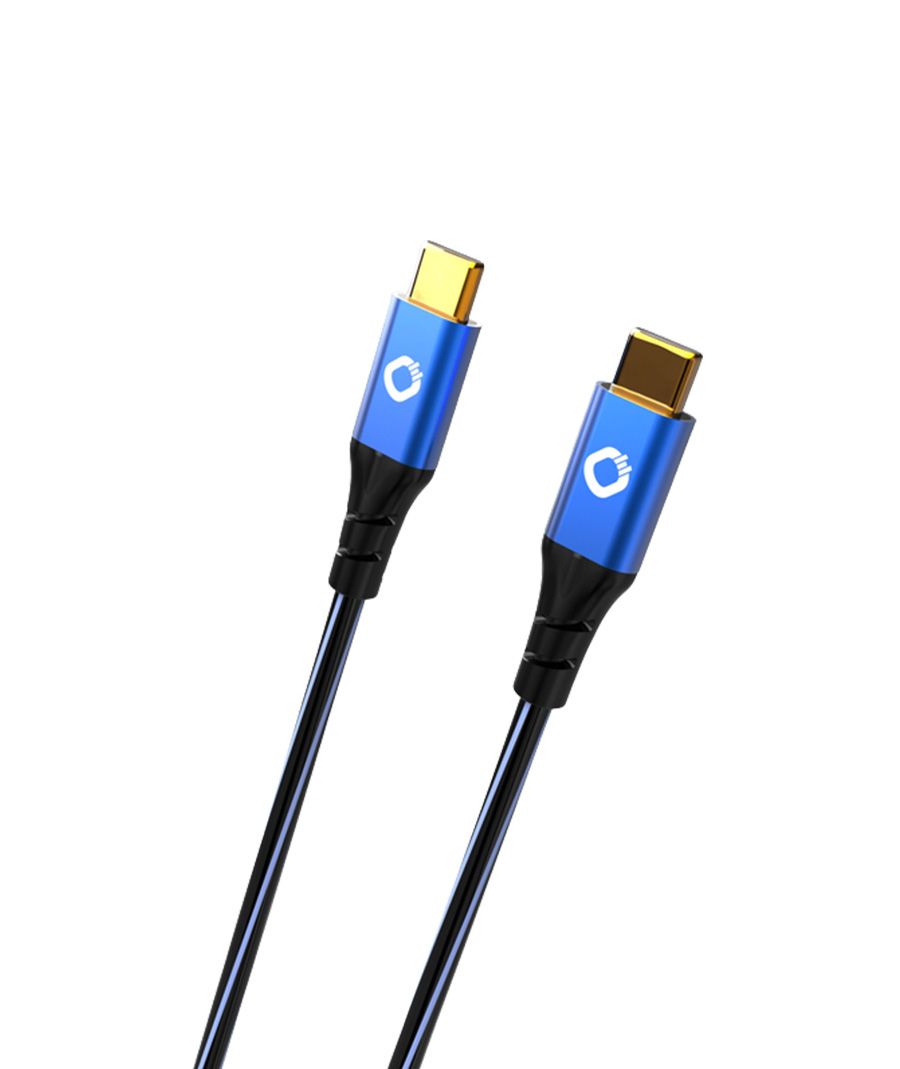 Oehlbach USB Plus CC Καλώδιο USB 3.1 Type C – Type C 3m Blue (Τεμάχιο) 
