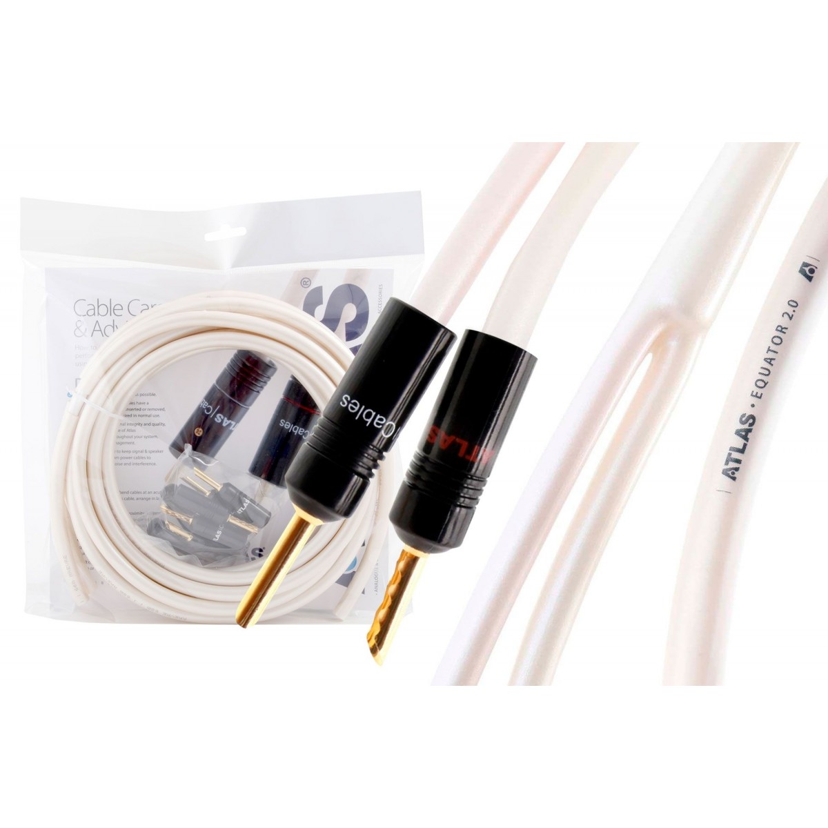 Atlas Equator Speaker Kit  Black Screw Z 2.0  (Plus) 3m