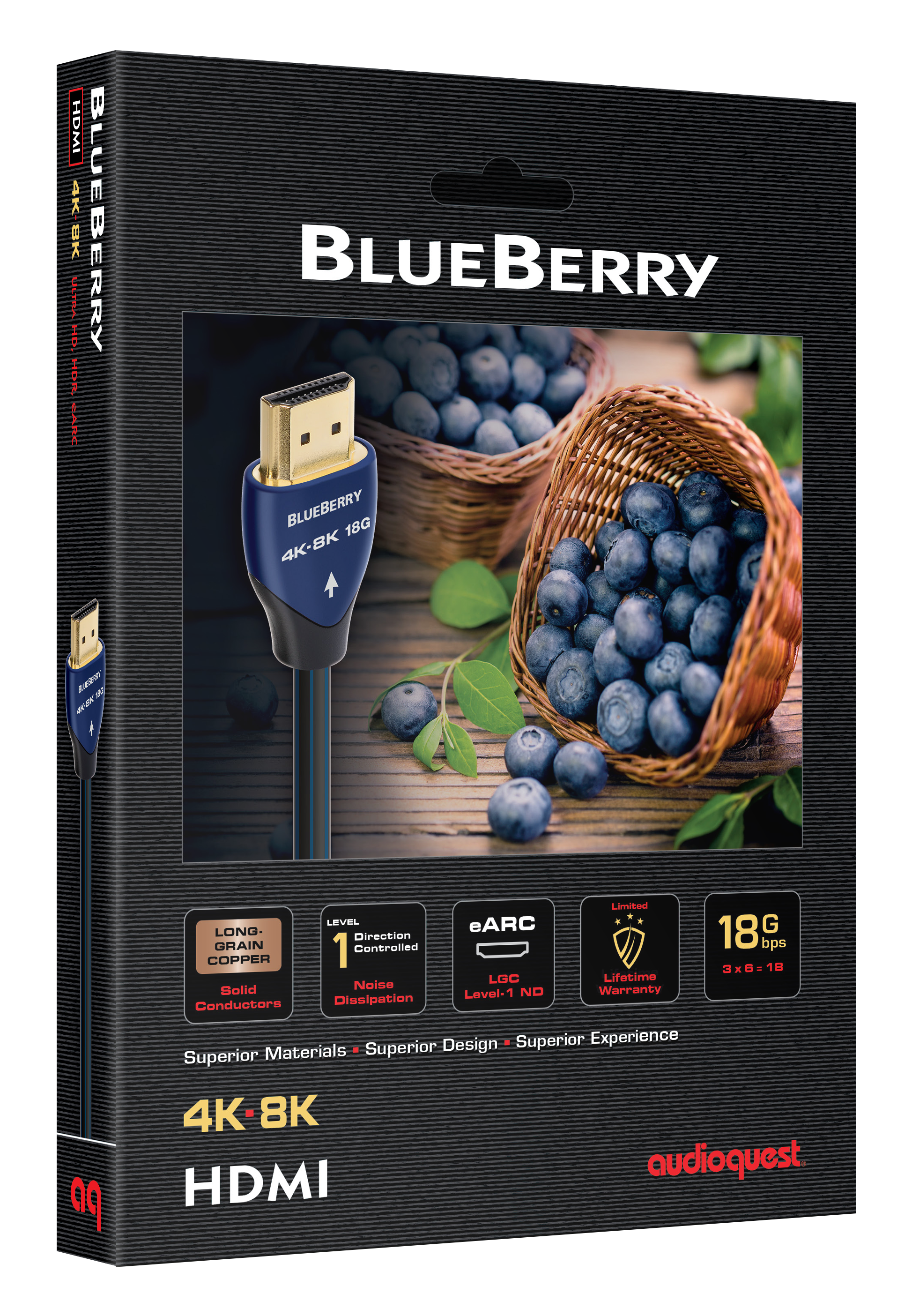 AUDIOQUEST Blueberry 18 HDMI-1m