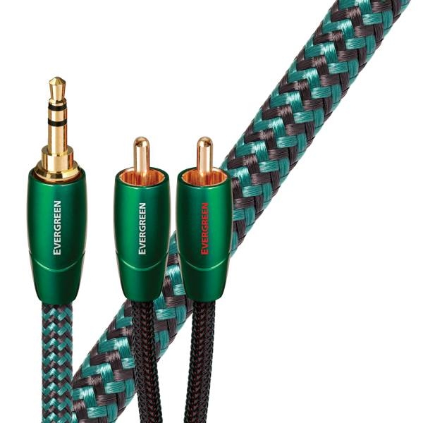 audioquest evergreen 1,5m mini jack σε rca