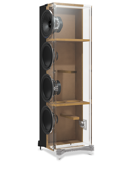 KEF Q750 walnut
