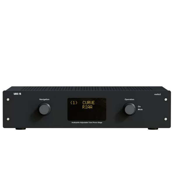 Το Lab12 Melto2 είναι full tube phono-stage με Lundahl step-up transformers, πλήρεις ρυθμίσεις για MM/MC, gain, impedance, capacitance και 3 EQ curves. Ιδανικό για λάτρεις του βινυλίου με κορυφαία φυσικότητα και χαμηλό θόρυβο. Διαθέσιμο σε Matt Black & Fr