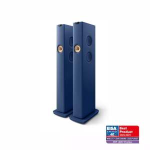 KEF LS60 Wireless HiFi Speakers Royal Blue