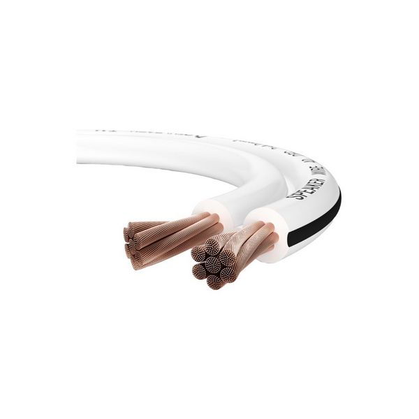 Oehlbach Speaker Wire SP-40 Καλώδιο Ηχείων 10m Λευκό (Τεμάχιο)