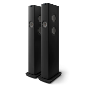 KEF LS60 Wireless HiFi Speakers Carbon Black