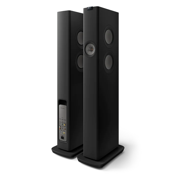 KEF LS60 Wireless HiFi Speakers Carbon Black