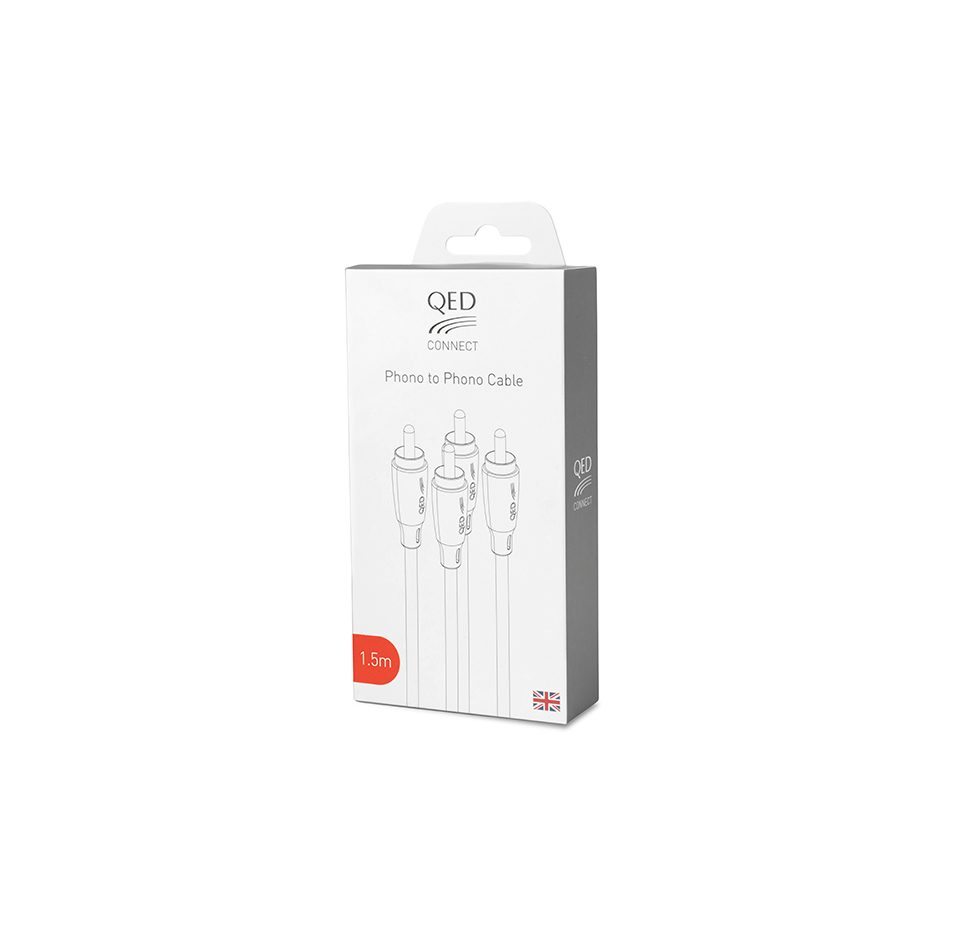  QED Phono-Phono, 1.5M (Black) 