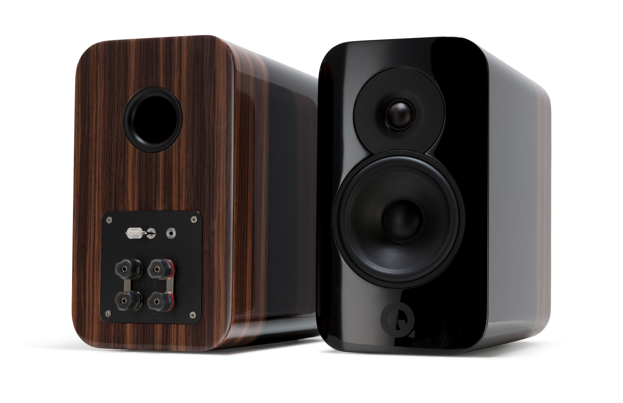 Q Acoustics Concept 300, Bookshelf Speakers (Black/Rosewood)