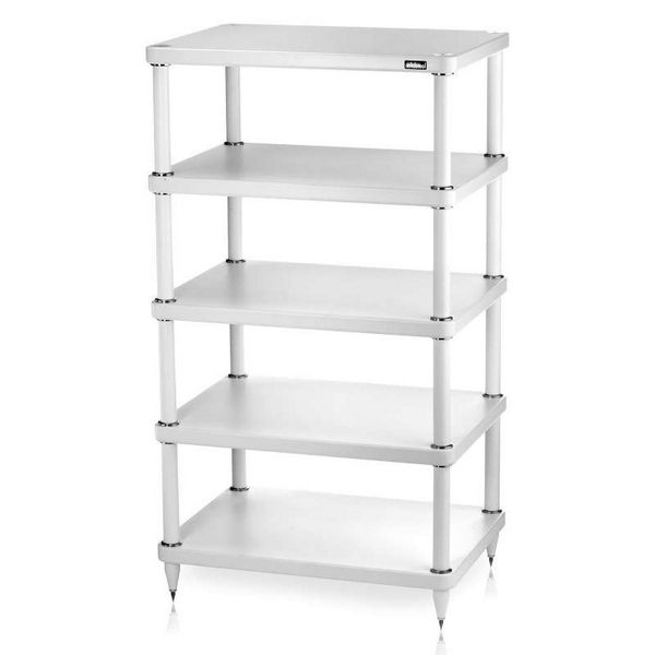 Έπιπλο για στεροφωνικό με 5 θέσεις. Αντοχή χαμηλού ραφιού 120 κιλά, 60 υπόλοιπα ράφια. Ρυθμιζόμενες ακίδες στα πόδια. Δείτε το στη Heaven Audio!
