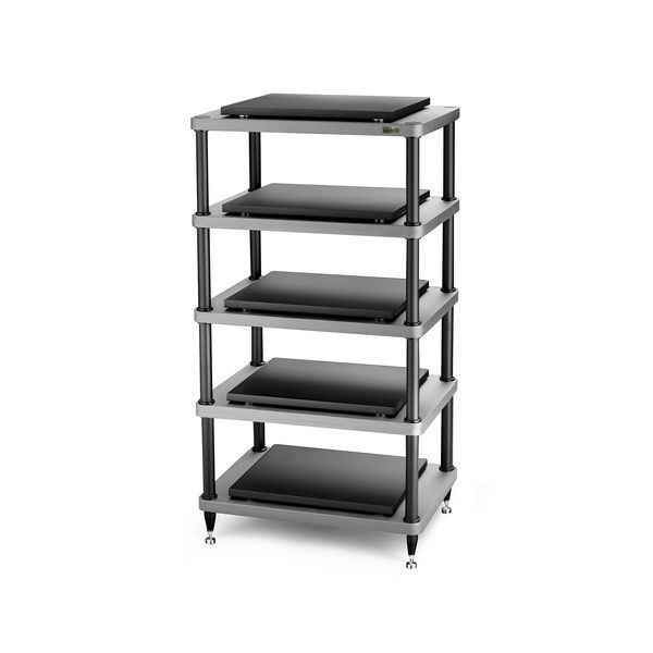 Έπιπλο Hi-Fi - Solidsteel S5-5. Αντοχή 60 κιλά ανά ράφι. Με 5 ράφια για να μην ξεμείνετε ποτέ από χώρο