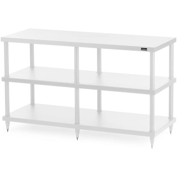 Επιτρέπει την τοποθέτηση A/V εξοπλισμού με βάρος ως 140  κιλά και προσαρμόζεται άψογα σε κάθε περιβάλλον χάρη στους τρεις διαφορετικούς χρωματισμούς του, τους οποίους μπορείτε να επιλέξετε!