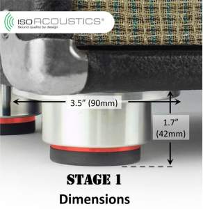 IsoAcoustics Stage 1 (set 4 τεμαχίων)