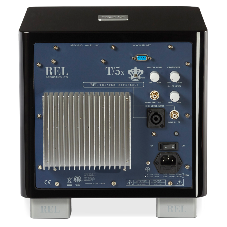 REL T/5X PIANO BLACK