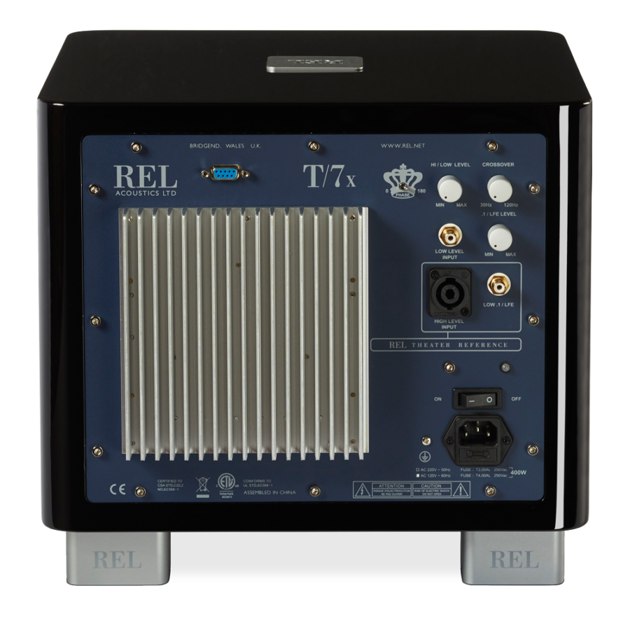 REL T/7x PIANO BLACK