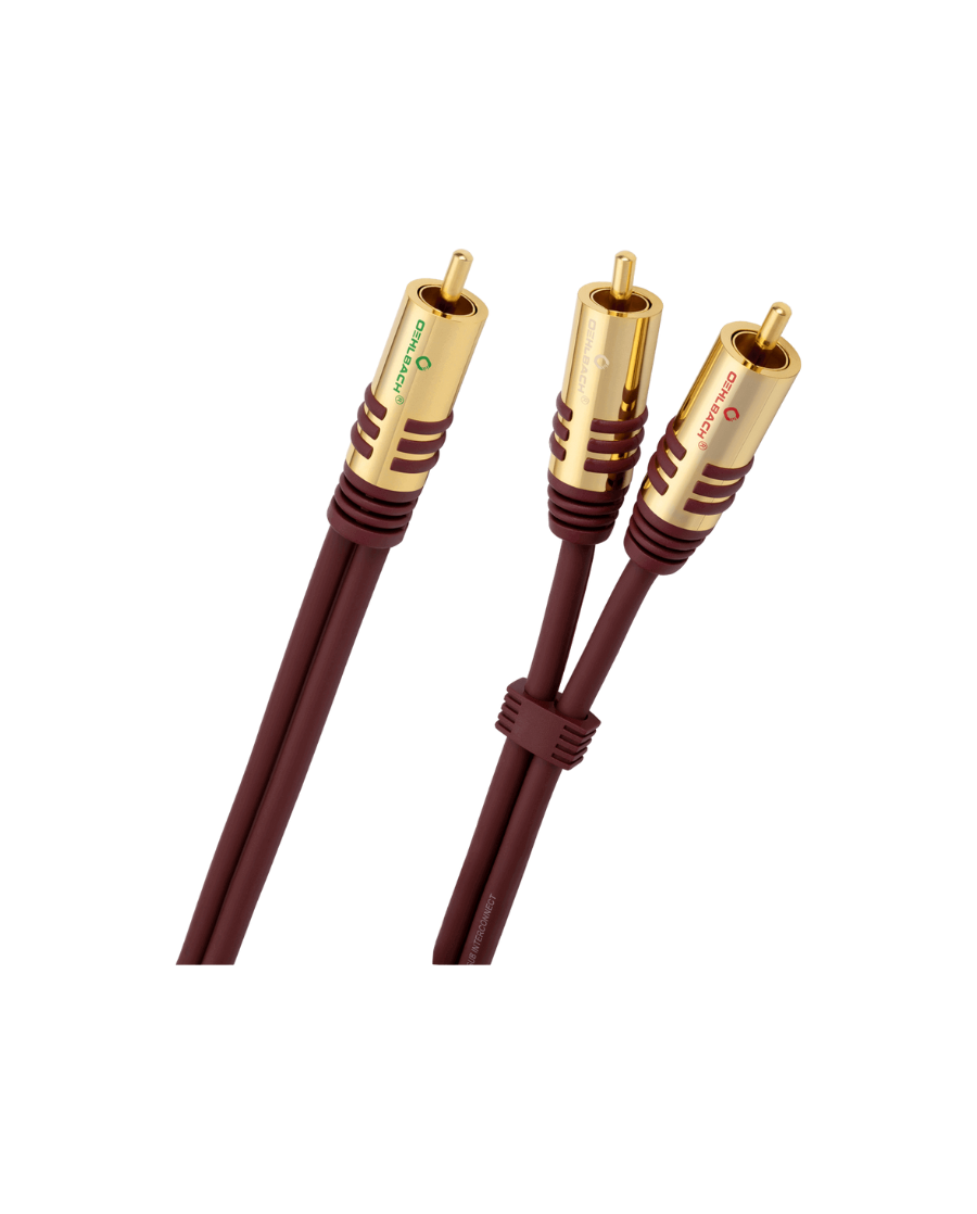 OEHLBACH NF Y-Sub Καλώδιο Subwoofer 2m RCA – 2xRCA (20562)