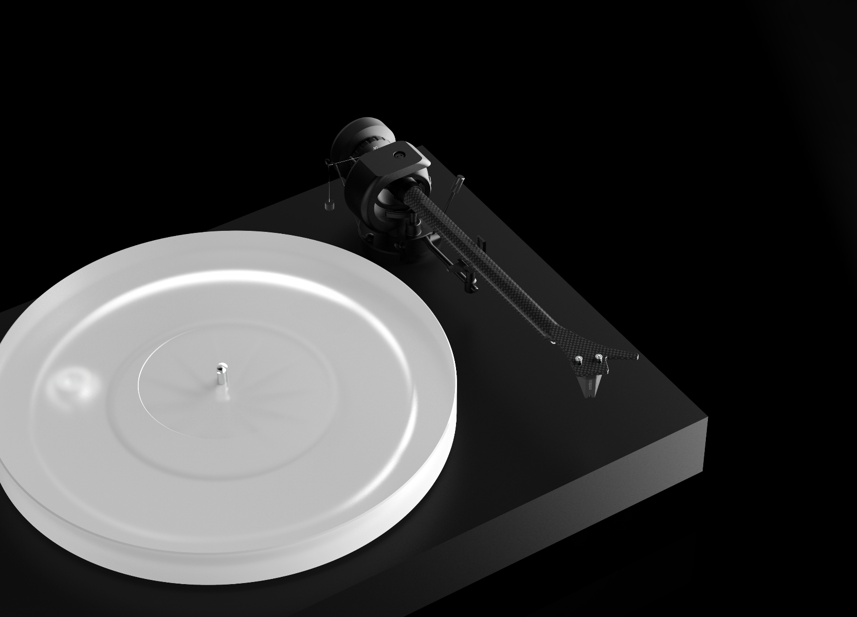 Project X2 (ortofon 2m silver) Black satin